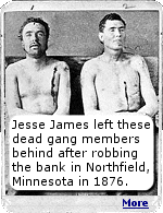 On September 7, 1876, the Jesse James and Cole Younger gangs rode into Northfield, Minnesota to rob the local bank.